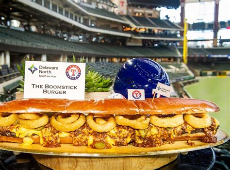 texas rangers baseball stadium food